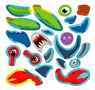 Наліпки-конструктори. Підводний світ - фото 6