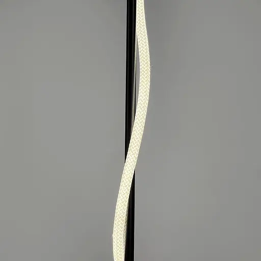 Лампа з обплетеним неоном у чорному корпусі 150 см | Line F | Арт. FL003-1500A BK - фото 3