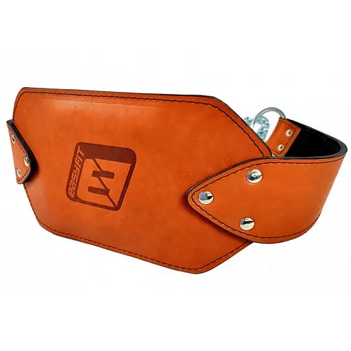 Пояс для отягощений EasyFit EF-DBC-200-BR (кожа) до 200 кг, коричневый - фото 2