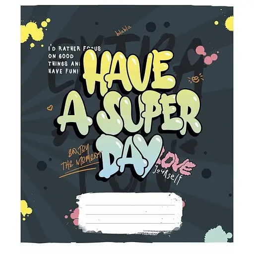 Зошит учнівський "Graffiti style" 048-3327L-5 у лінію, 48 аркушів