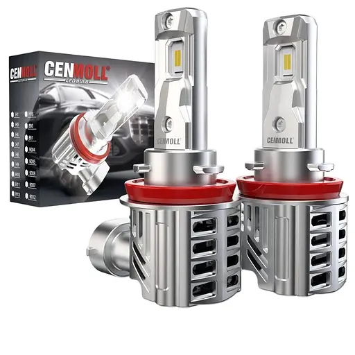 Світлодіодна лампа для фар Cenmoll H11 90 Вт 18000LM 500% H8 H9 H11