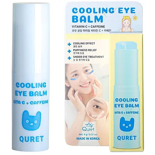 Бальзам для глаз Quret Cooling охлаждающий 9 г - фото 1