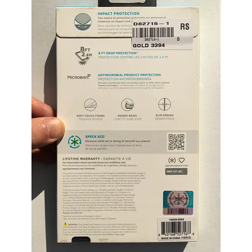 Чохол протиударний Speck IMPACTHERO для Google Pixel 7 Pro (6.7") Black 150205-B565 - фото 6