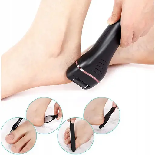 Электрическая пемза для ног Soulima 15 в 1 роликовая пилка - фото 6