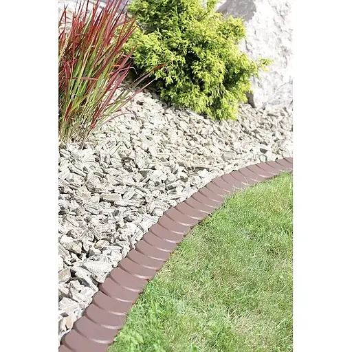 Палісад садовий Prosperplast Flat 3.8 м коричневий - фото 3