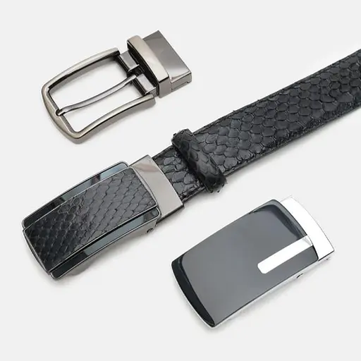 Ремінь Sergio Torri чоловічий зі шкіри пітона acs0032046 - фото 3