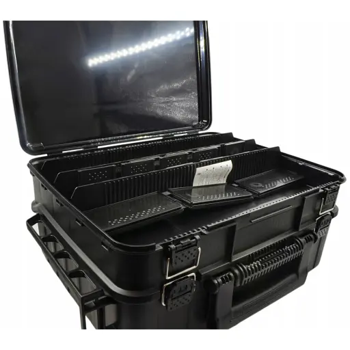 Ящик Meiho Versus VS-3080 Tackle Case 480x356x186mm ц:black - фото 3