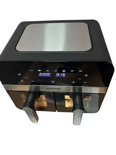 Аэрофритюрница безмасляная Rainberg RB-2290 на 2 контейнера по 6.5л с сенсорным управлением 4200Вт - фото 5