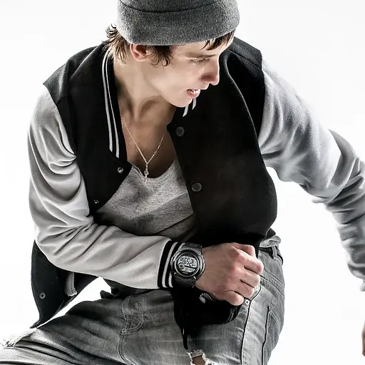 Чоловічий спортивний годинник Skmei 1367 (Чорний з білим) - фото 5