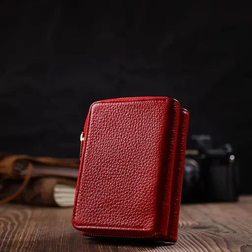 Кожаный женский кошелек Tony Bellucci 8.5х11.5х4 см acs0026997 - фото 8