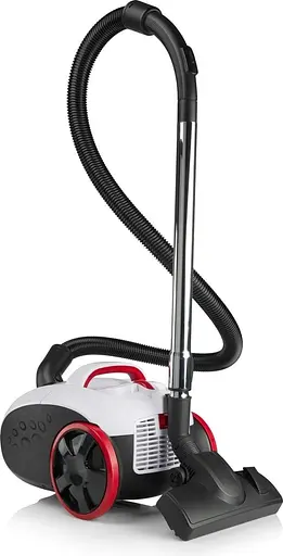 Пылесос Gorenje мешковый, 850 Вт, контейнер для пыли 3 л, HEPA, телескопическая трубка, белый - фото 2