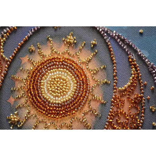 Набор для вышивки бисером "Воздушные приключения" AB-923, 28х28 см - фото 3