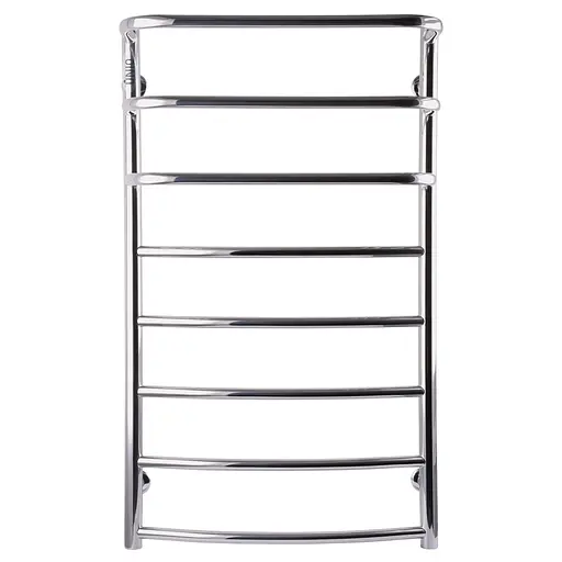 Водяна рушникосушка Unio LКD W 900-500-8 Драбинка Каскад Дуга, Хром - фото 1