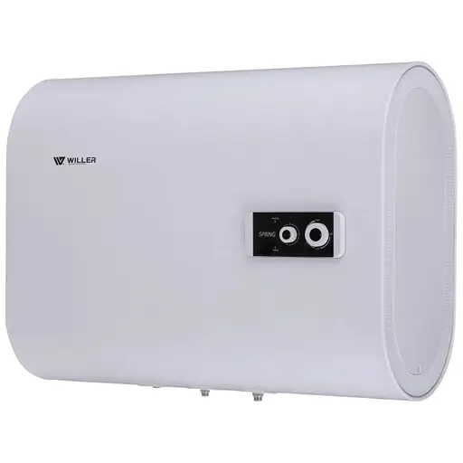 Водонагреватель Willer Spring 2 кВт, мокрый ТЭН, 40 л, прямоугольный, горизонтальный, белый (EH40R) - фото 1
