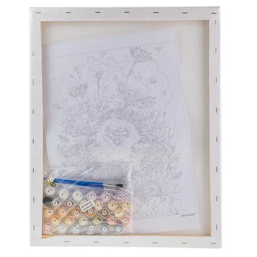 Набор для росписи по номерам "Веселый ежик" 40*50 см, IDEA2-GX46029, ТМ "99IDEAS" - фото 6