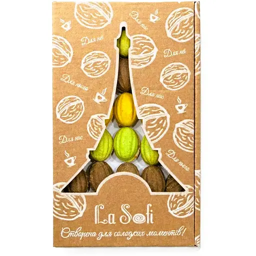 Печиво La Sofi Горішки Мікс з горіховими пастами та згущеним молоком 20 шт. - фото 1
