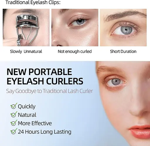 Бигуди для ресниц с подогревом, бигуди для ресниц с подогревом, портативные бигуди для ресниц с перезаряжаемой батареей 24 часа, долговечные - фото 8
