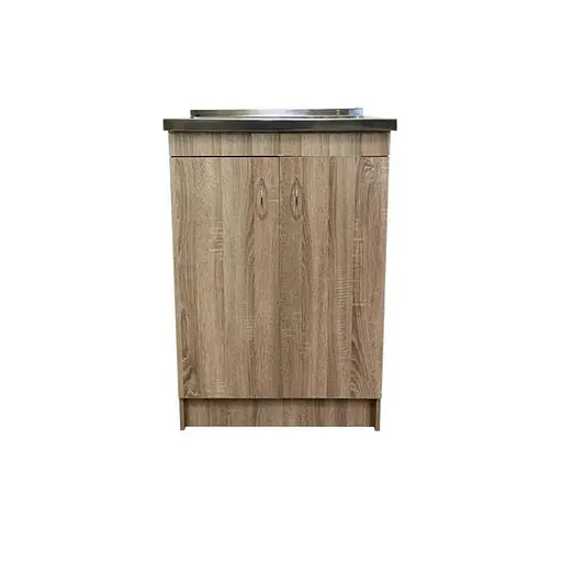 Тумба для кухні з накладною мийкою ЛДСП 50х50х83 см Дуб Трюфель (52866-01110)