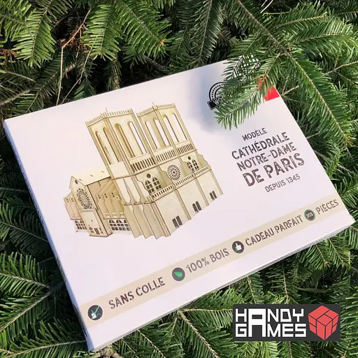 Дерев'яний конструктор Собор Паризької Богоматері | Woodzle | 202 деталі - фото 2