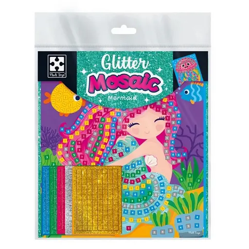 Набор для творчества со сверкающей мозаикой "Русалочка и Медуза" VT4511-13