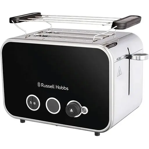 Тостер Russell Hobbs Distinctions 2-Slice 1670 Вт пластик підігрів розморозка чорний