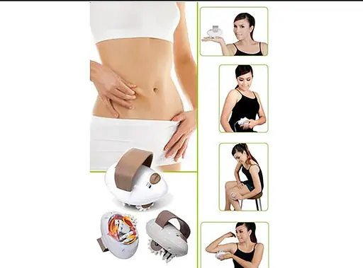 Портативний ручний антицелютний масажер для шиї спини тіла Shuqin роликовий масажер для тіла від мережі - фото 4