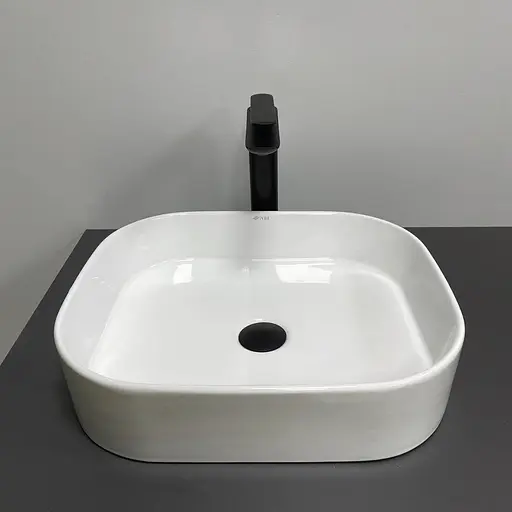 Умивальник VBI Vestone 45 білий накладний VBI-017000, Білий - фото 3