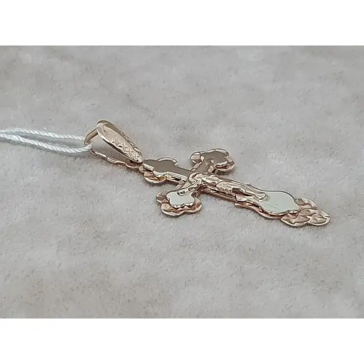 Золотой крестик Tango. Распятие Христа. 210123 - фото 2