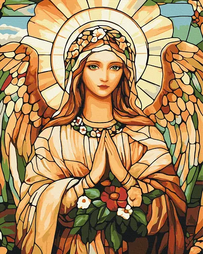 Картина за номерами на підрамнику Brushme Небесний захист