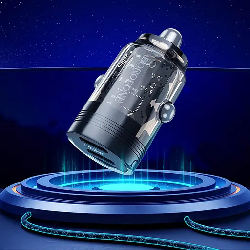 АЗУ Borofone BZ29B Outstanding PD36W (2USB-C) + кабель Type-C to Lightning - фото 4