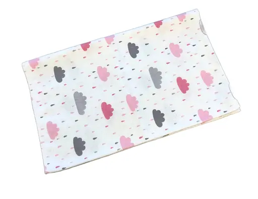 Пеленка фланель Moontime "Облака розовые" - фото 1