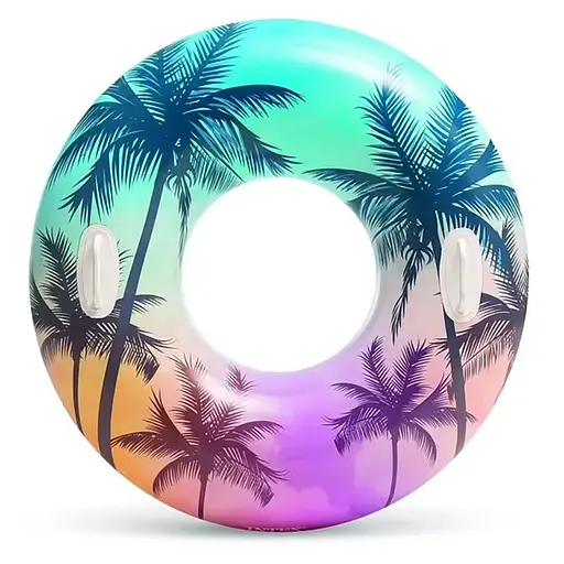 Дитячий надувний круг "Пальми" 58263-4 з двома ручками