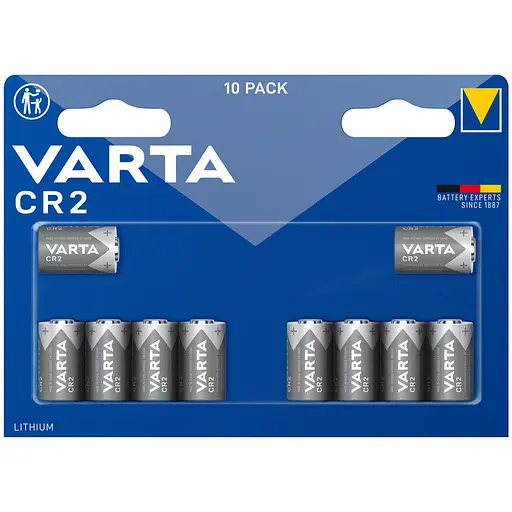 Батарейки Varta Lithium CR 2 10 шт. (6206301461) - фото 1