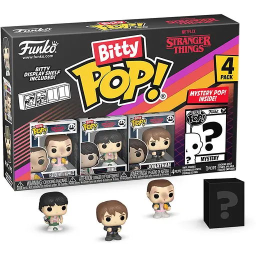 Набір ігрових фігурок Одинадцять Funko Bitty POP! 83663 серії Дивні дива - фото 1