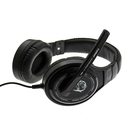 Игровые накладные наушники Canleen CT990 с микрофоном и подсветкой (Черный) - фото 2