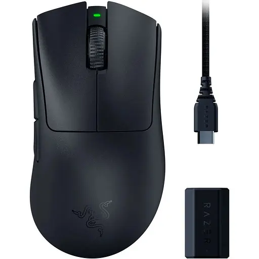 Мышка Razer DeathAdder V3 PRO Wireless & Mouse Dock Black (RZ01-04630300-R3WL) - фото 1