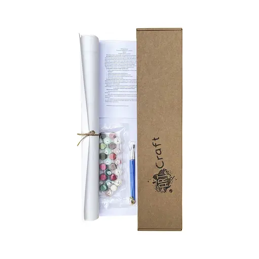 Картина за номерами без підрамника "Сальвадор Далі" Art Craft 10011-ACNF 40х50 см - фото 2