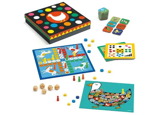 Настольная игра Djeco Набор классических игр 12 в 1 (12 Classic Games by Djeco) (DJ05218) - фото 2