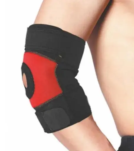 Налокотник Power System PS-6011 Neo Eibow Support Black/Red (1 шт) L (PS-6011_L_Black-Red) - фото 2