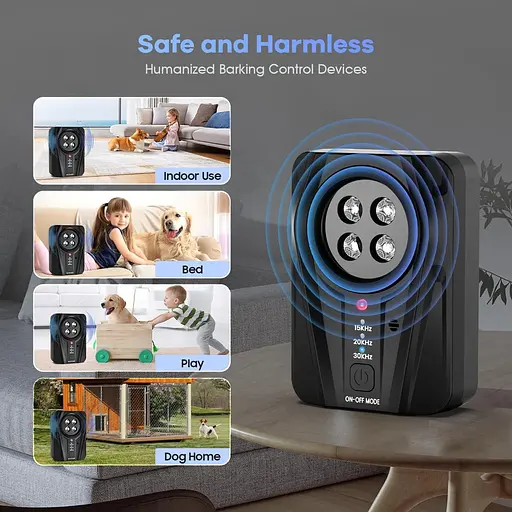 Устройство против лая, 3-уровневое устройство отпугивания собак - фото 6