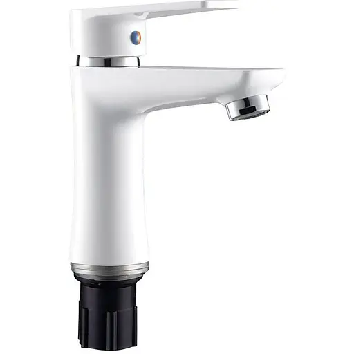 Змішувач для умивальника PLAMIX Oscar-001(W) White (PM0612) - фото 1