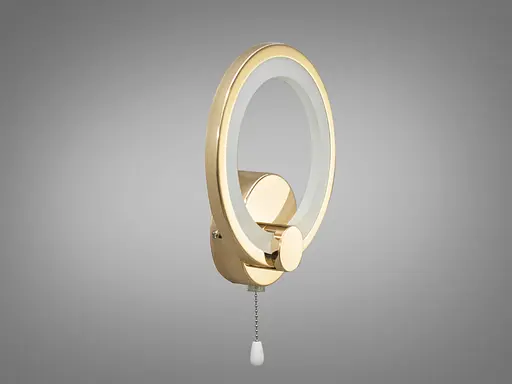 Світлодіодне бра Romin в кабінет потужністю 17 Вт золото - фото 3