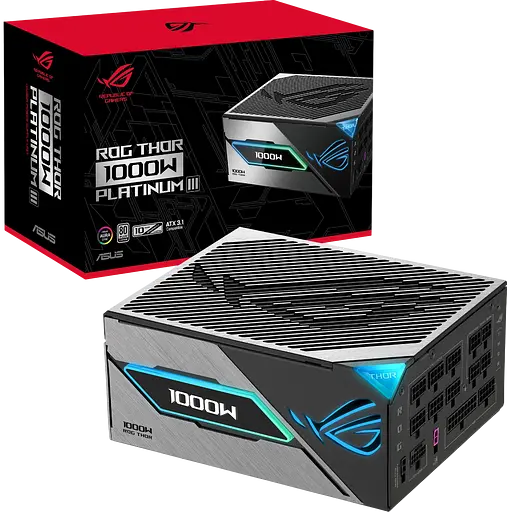 Блок живлення ASUS ROG THOR 1000W 80+ Platinum (ROG-THOR-1000P3-GAMING)