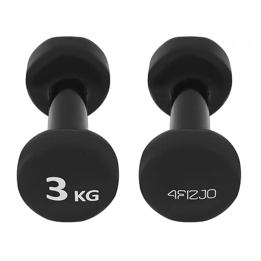 Гантели виниловые 4FIZJO 2 x 3 кг 4FJ0194 (P-5907739311986) - фото 3