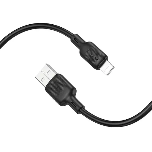 USB-кабель Borofone BX113 Silicone Lightning 3 м - фото 4
