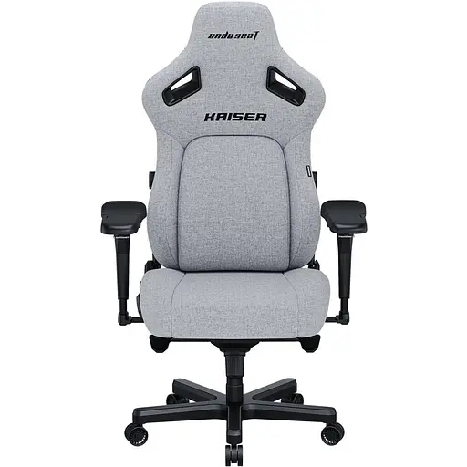 Игровое кресло Anda Seat Kaiser 4 Size L Grey Fabric (AD12YDDC-L-20-G-CF) - фото 2