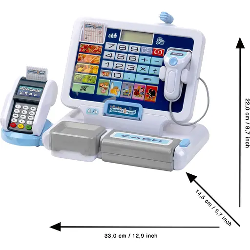 Игрушечный кассовый электронный аппарат с планшетом Klein MM (9324) - фото 6