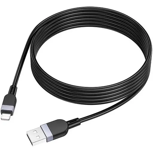 Кабель Hoco Lightning Energy силиконовый зарядный кабель для передачи данных X109 2 м 2.4A