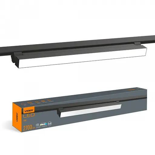 LED светильник трековий VIDEX TR05 30W 4100K 220V черный - фото 1