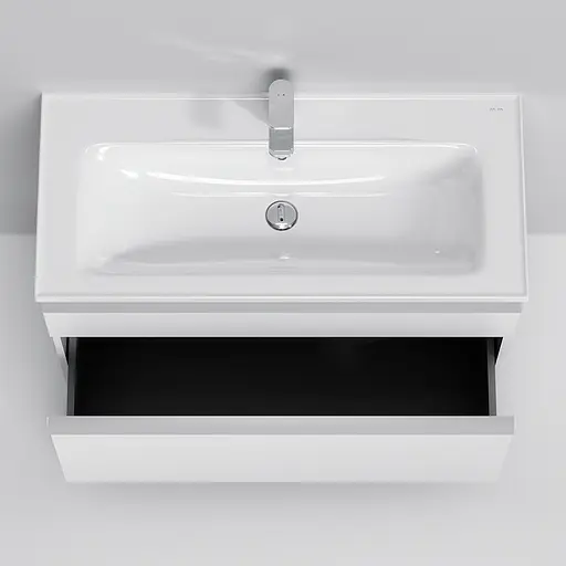 Тумба з умивальником AM.PM X-Joy підлогова 100 см 2 ящики білий MTA-FSX1002WG-WCC1002WG Білий - фото 3